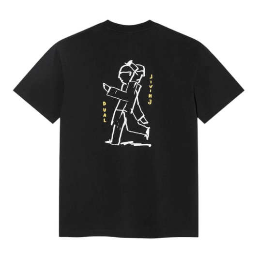 POLAR DUAL LIVING TEE BLACK