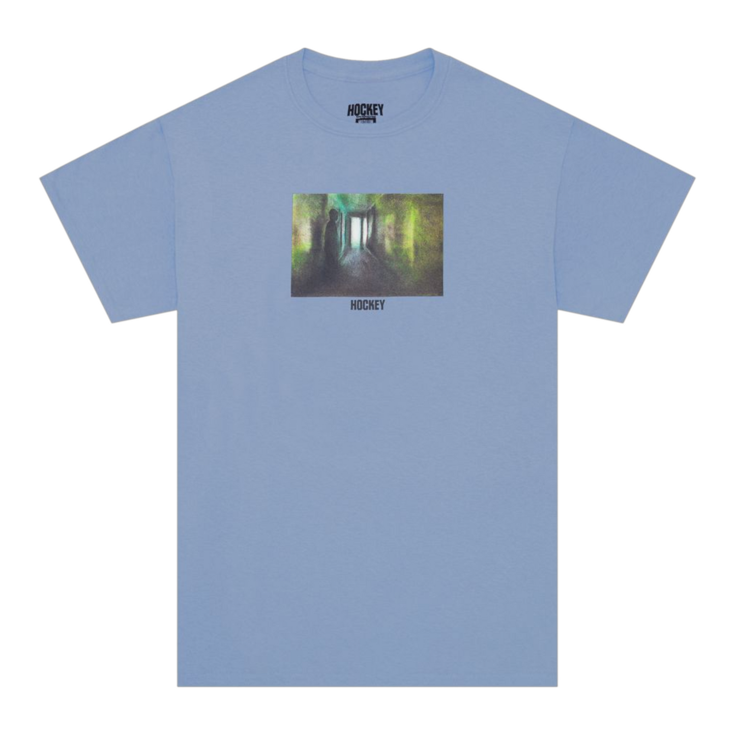 HOCKEY FROM HERE TEE STONE BLUE