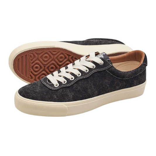 LAST RESORT VM001 LO CANVAS WASHED BLACK/WHITE