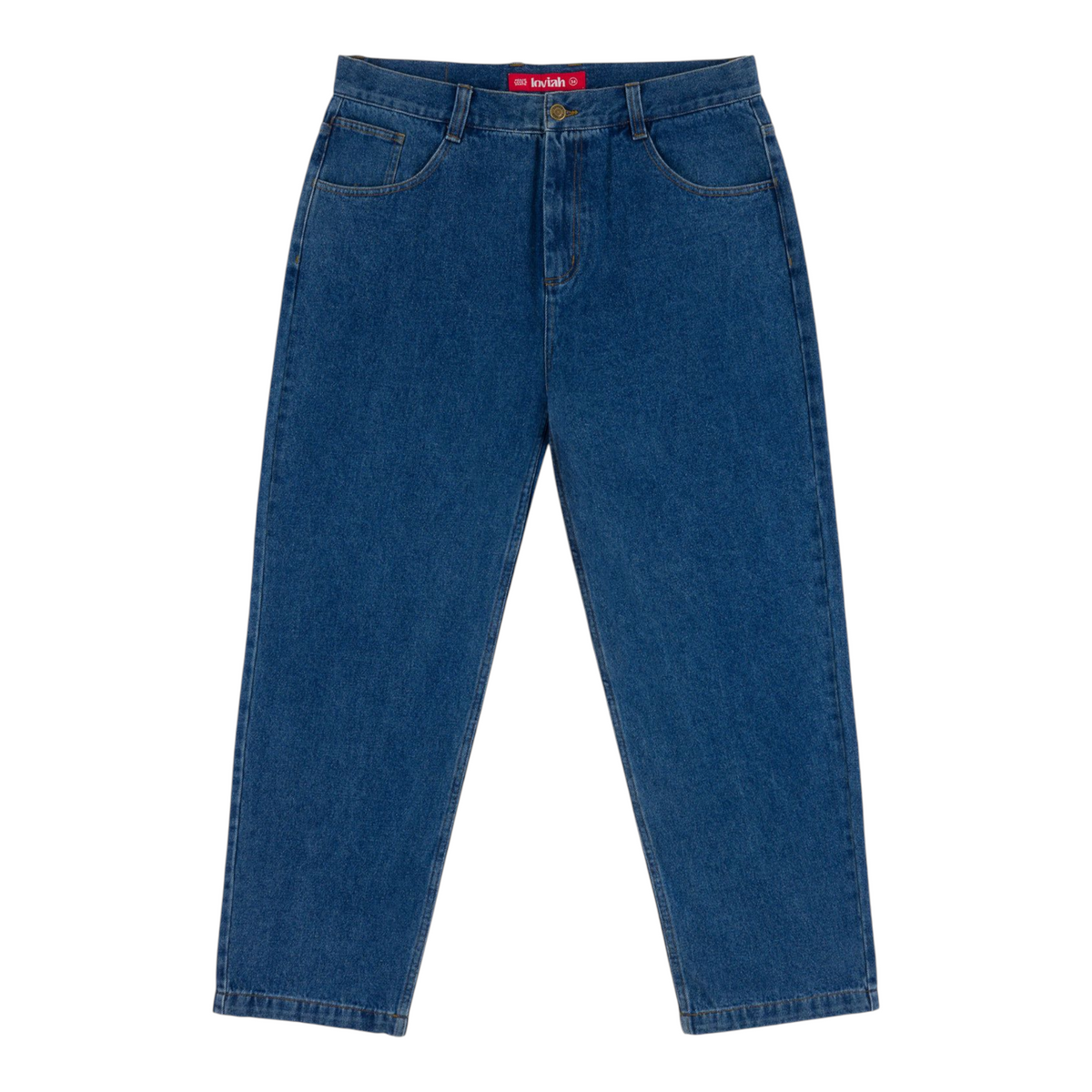 LOVIAH OG BAGGY 5 POCKET DENIM PANTS INDIGO MEDIUM WASH