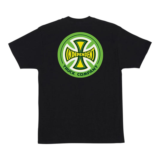 INDEPENDENT LAGACY TEE BLACK AND GREEN