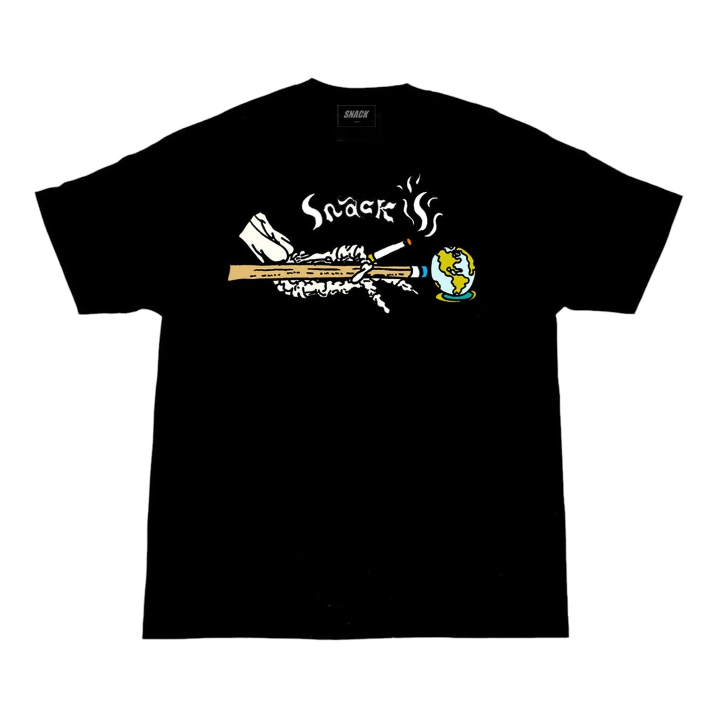 SNACK LAST GAME TEE BLACK