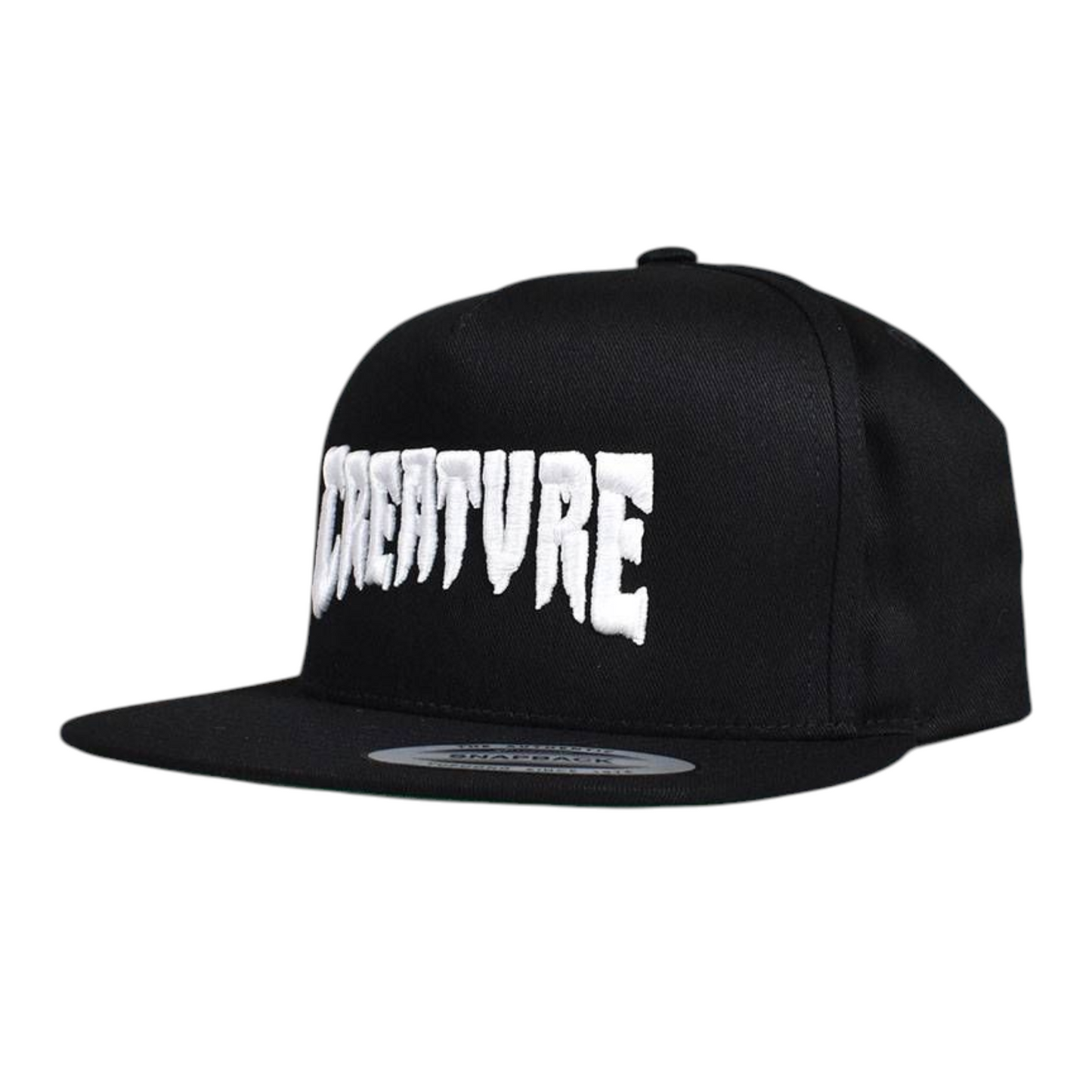 CREATURE MONO LOGO SNAPBACK BLACK