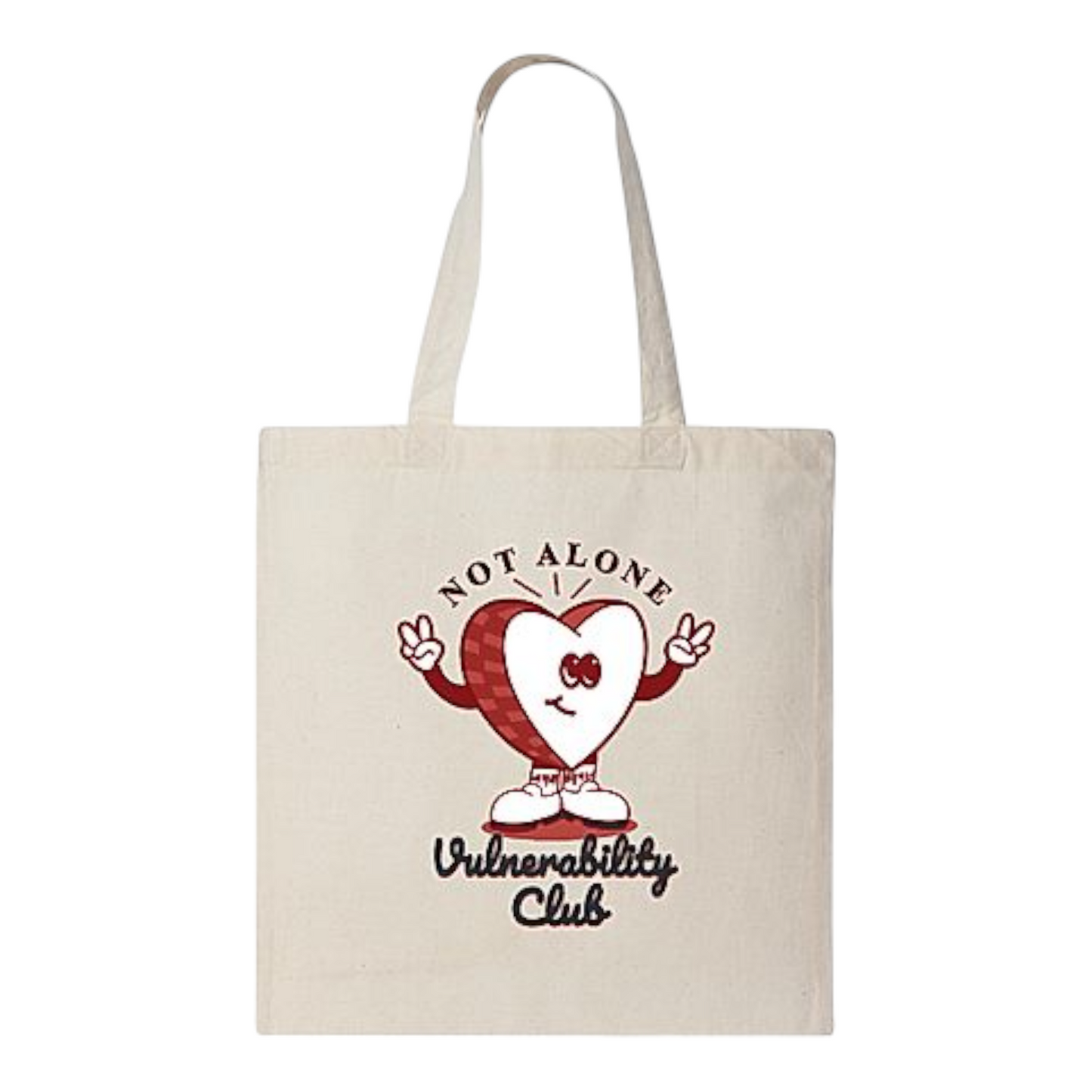 NOT ALONE VULNERABILITY CLUB TOTE NATURAL