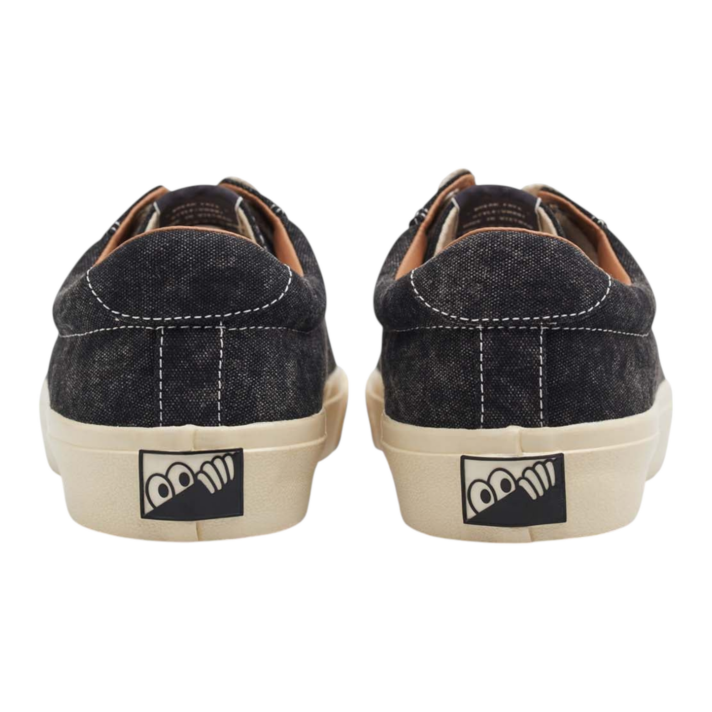 LAST RESORT VM001 LO CANVAS WASHED BLACK/WHITE