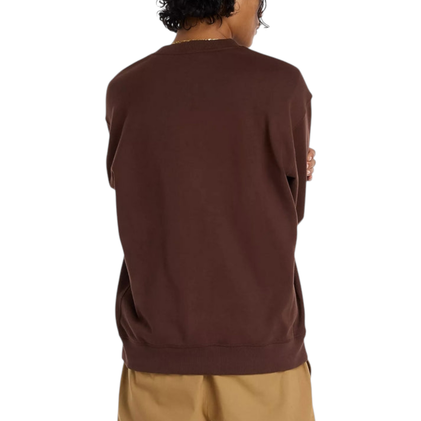 NEW BALANCE FRENCH TERRY CREWNECK BROWN