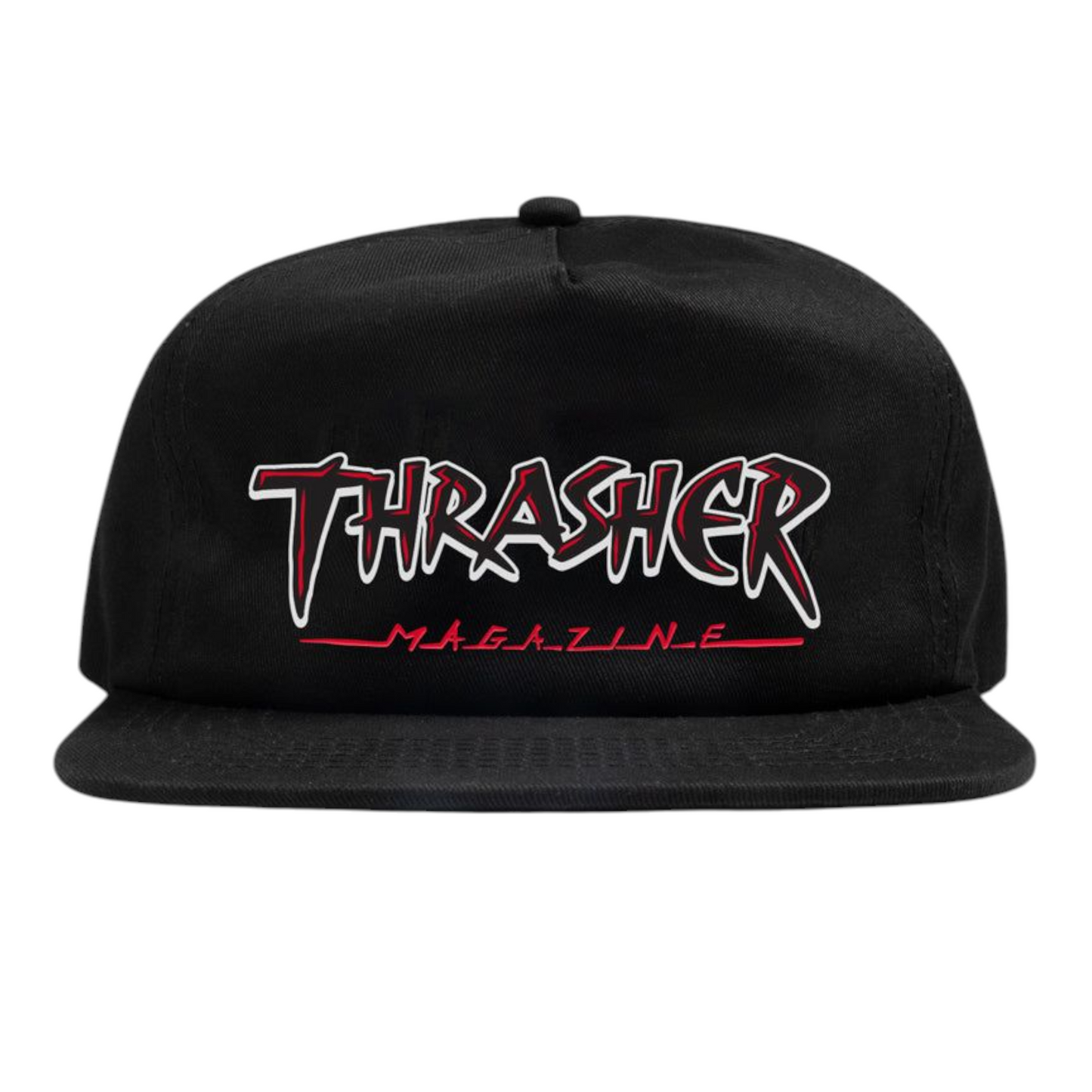 THRASHER SLASH SNAPBACK BLACK