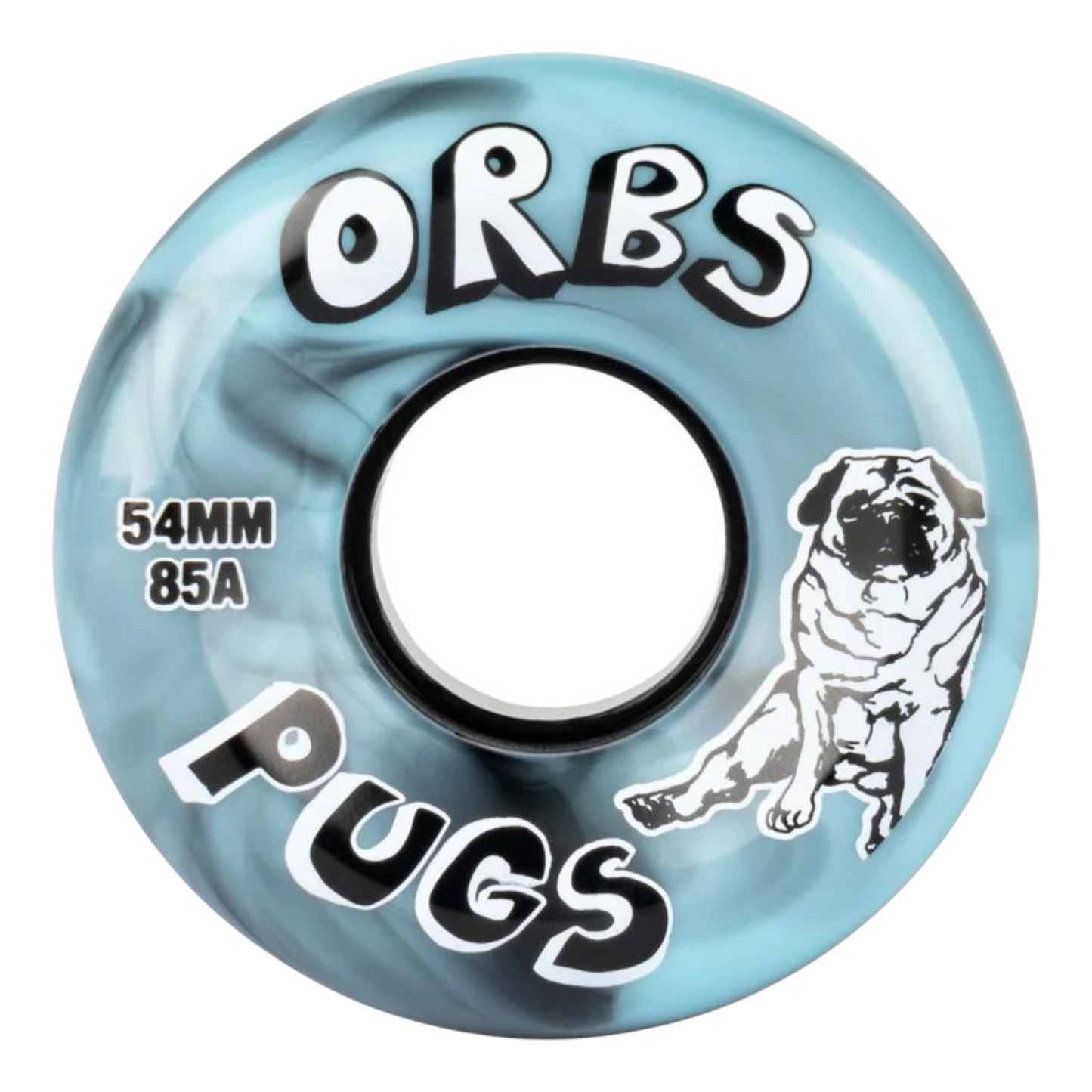 CARLINS ORBS CONIQUE 85a NOIR/BLEU SWIRL 54mm