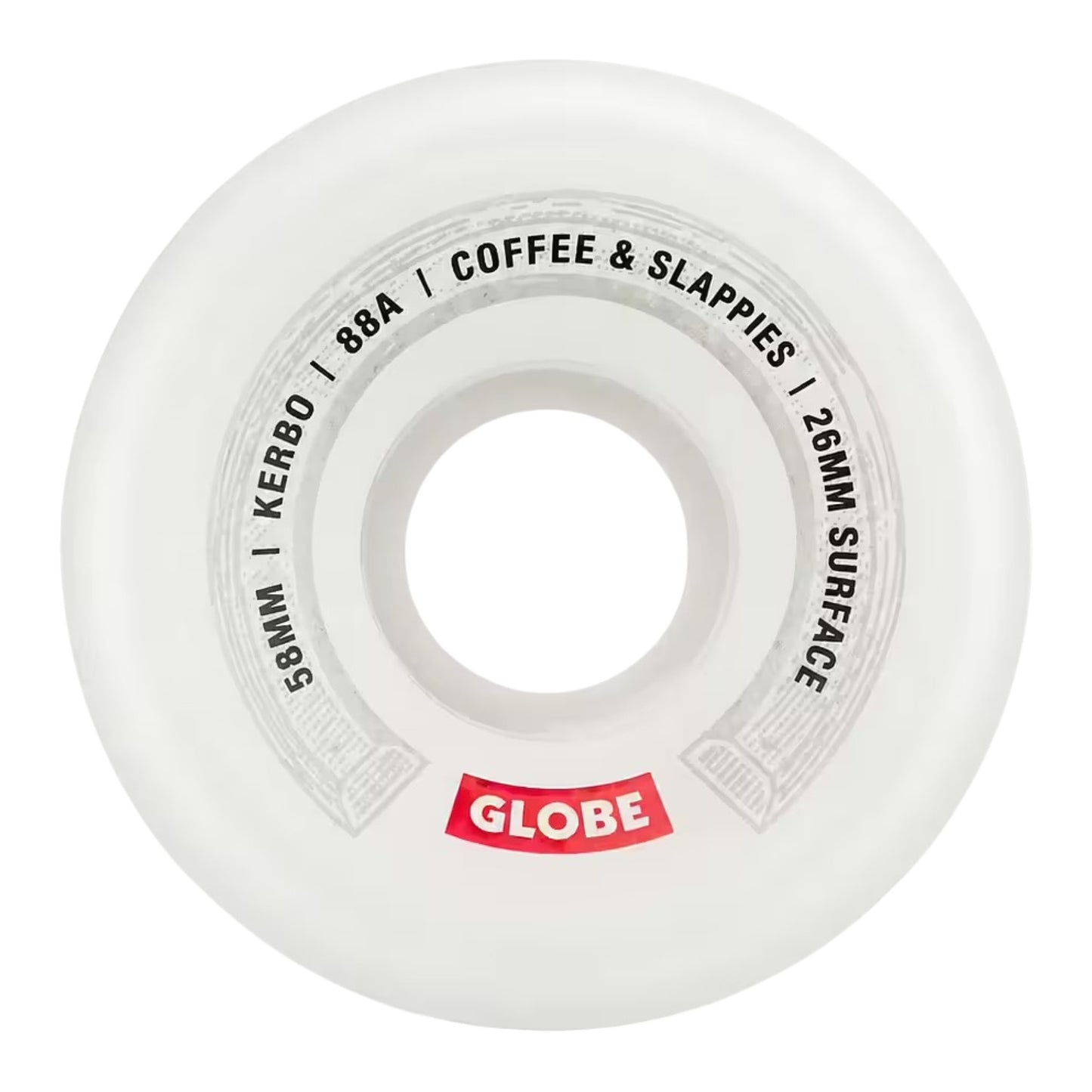 GLOBE KERBO STREET CRUISER WHEEL FROST 88A
