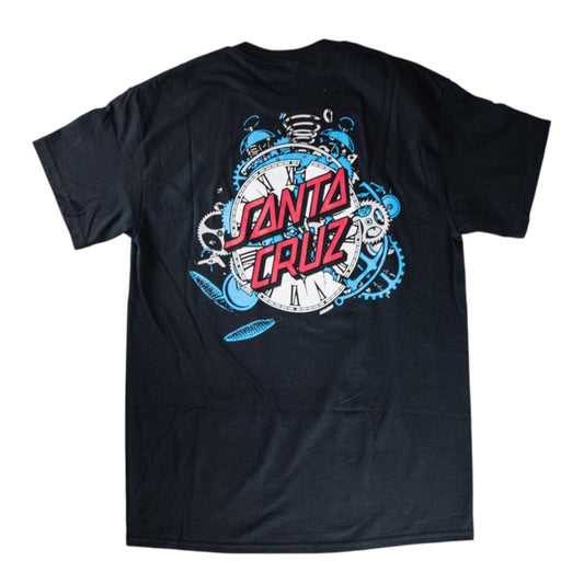 SANTA CRUZ GRABKE EXPLODING DOT TEE BLACK