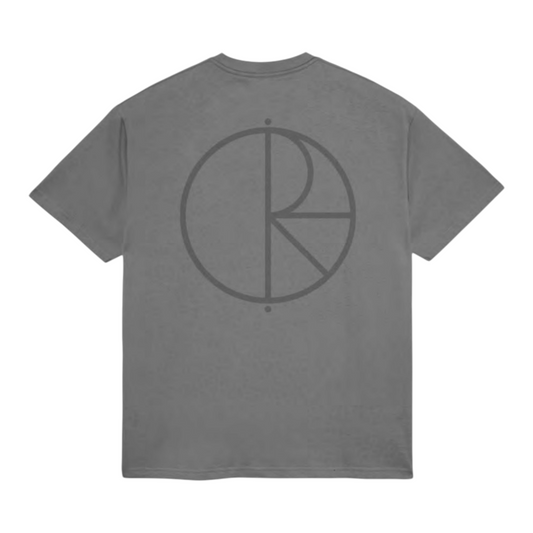 POLAR CONTRAST TEE STROKE LOGO GREY