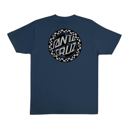 SANTA CRUZ MALBA DOT TEE BLUE DUSK