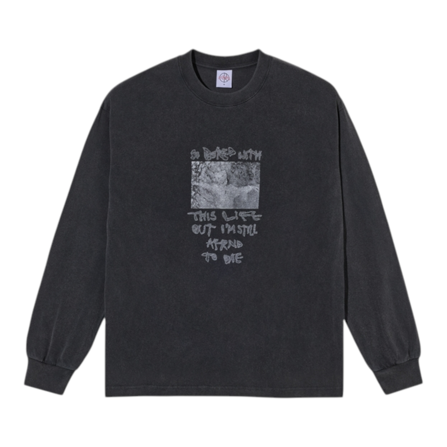 POLAR SO BORER LONG SLEEVE TEE SILVER BLACK