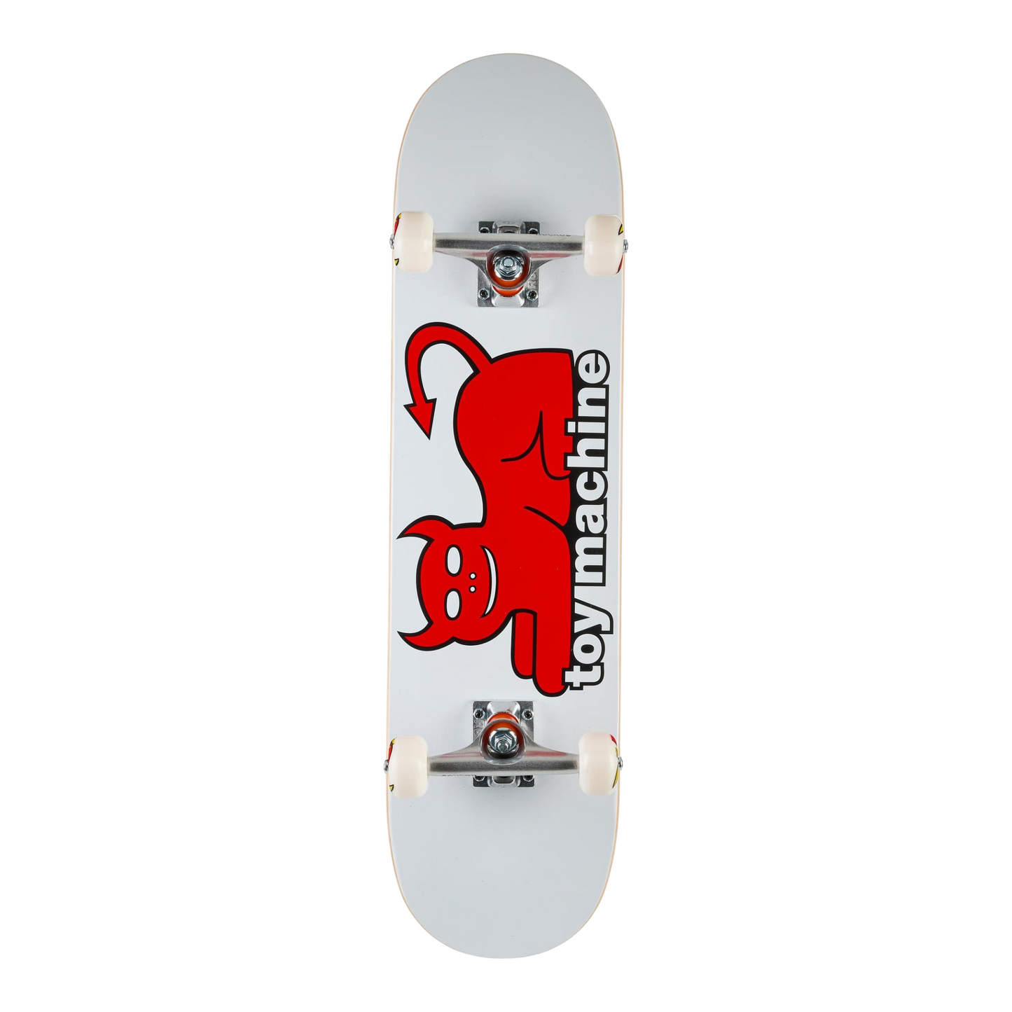 TOY MACHINE DEVIL CAT COMPLETE WHITE 8.0
