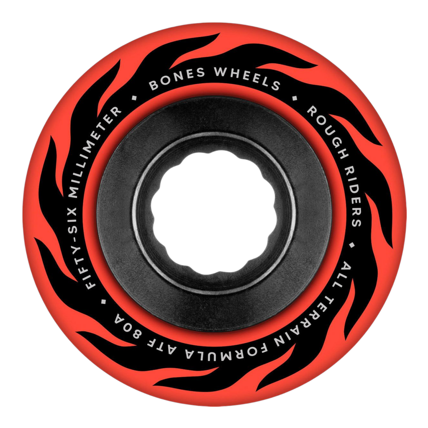 BONES ATF ROUGH RIDERS ETERNAL FLAME WHEELS 80A RED