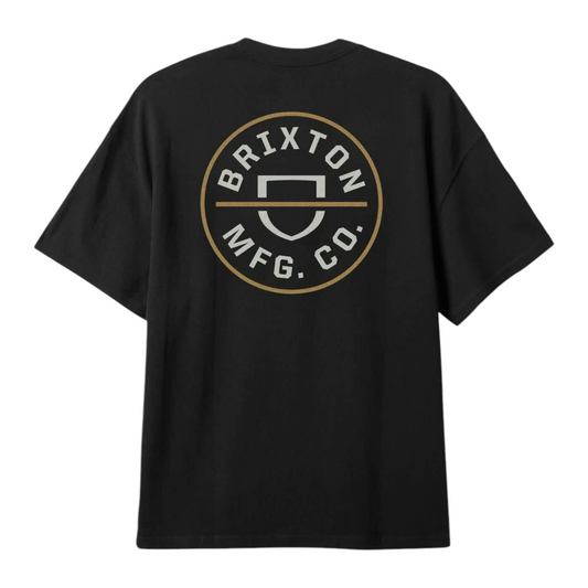 BRIXTON CREST II STANDARD TEE BLACK
