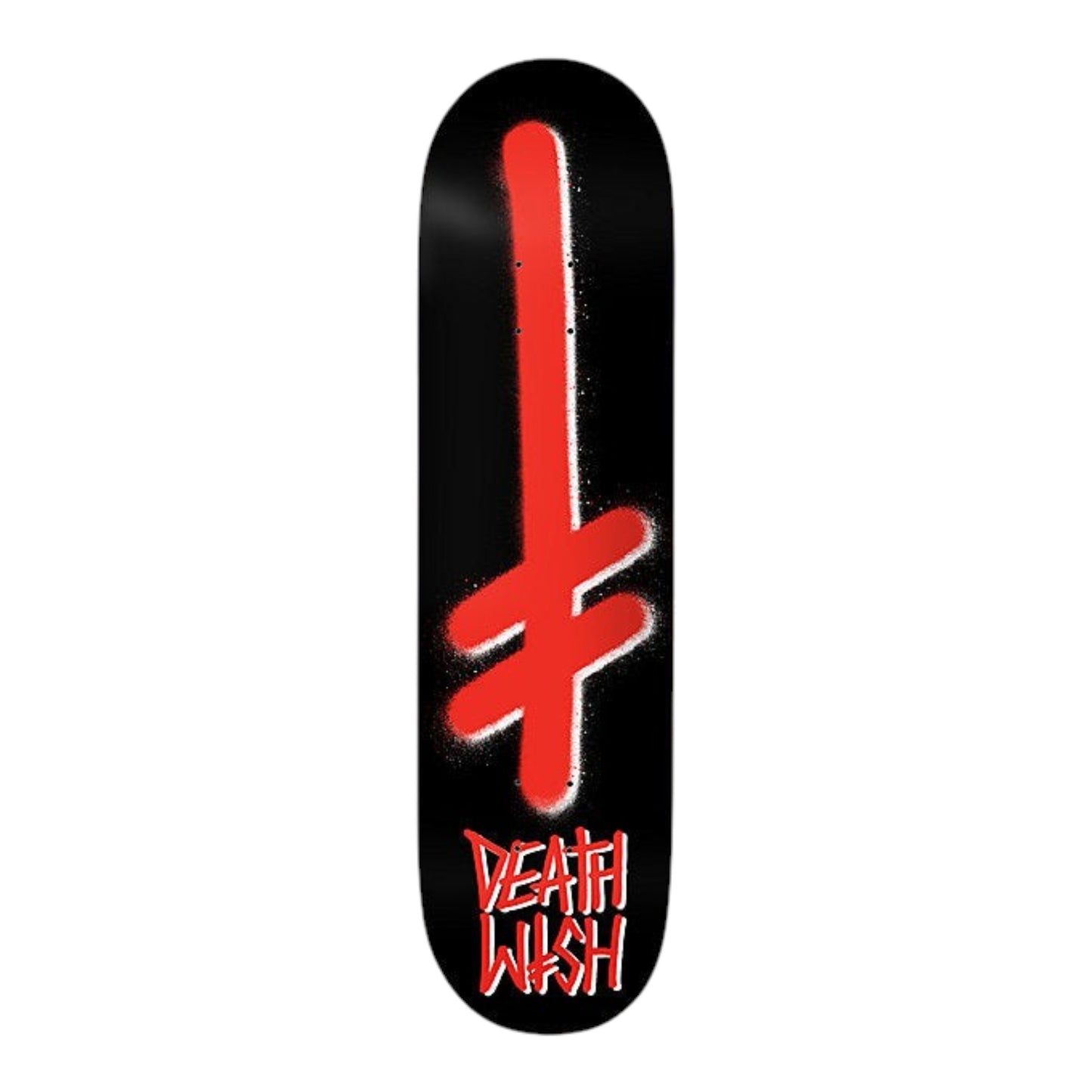 DECK DEATHWISH GANG LOGO NOIR/ROUGE 8.0