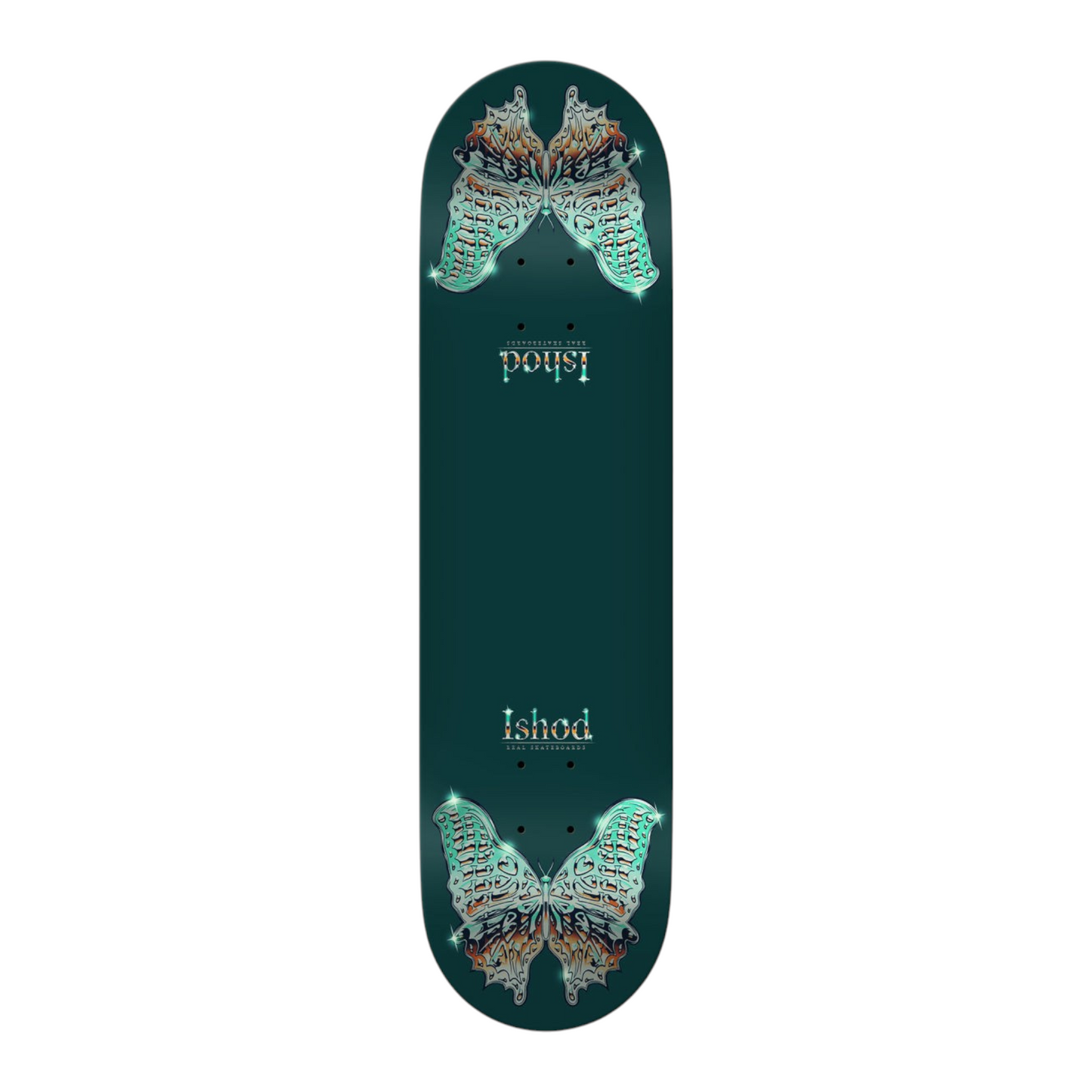 REAL ISHOD MARIPOSA CHROME REDUX TWIN TAIL DECK 8.5