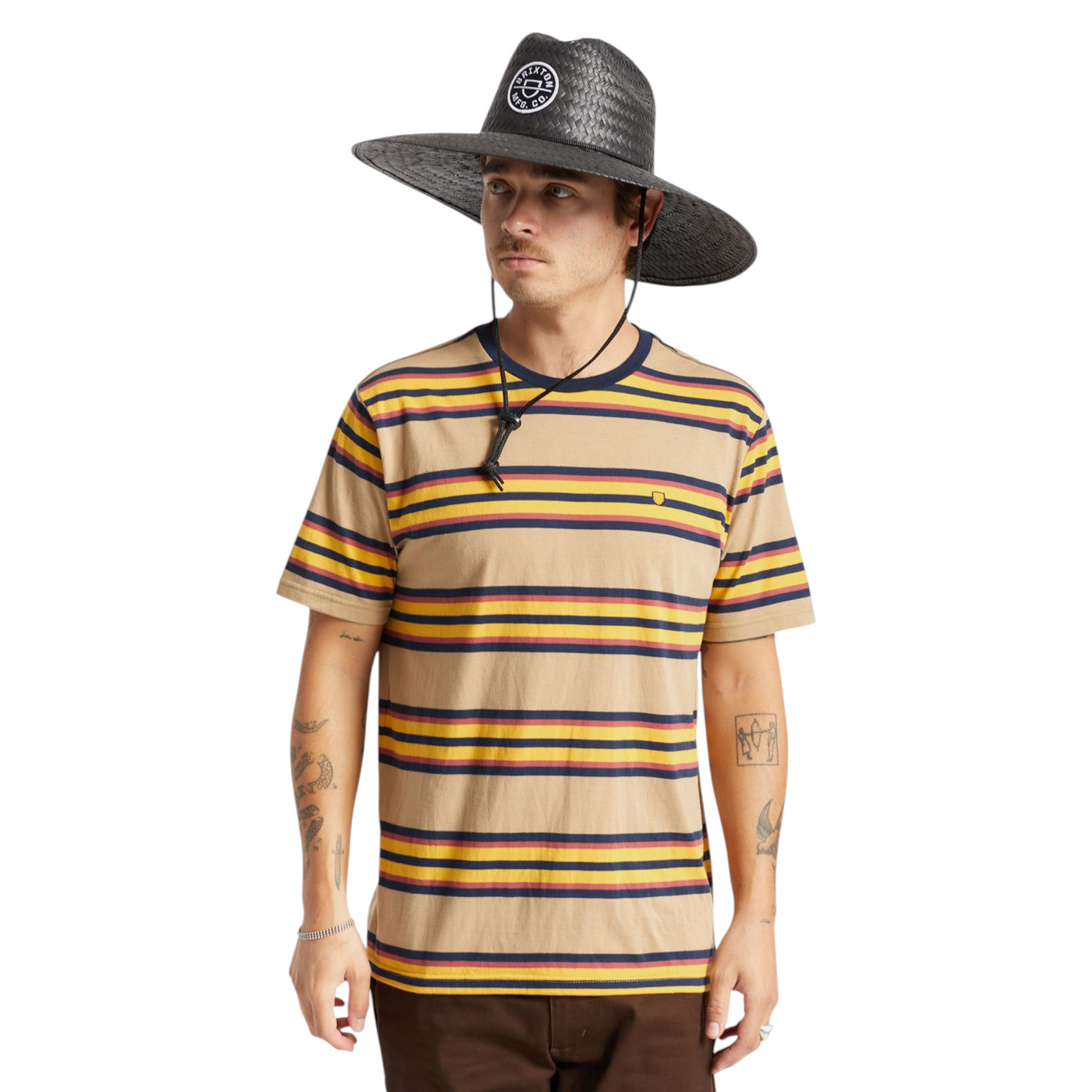 BRIXTON CREST SUN HAT BLACK