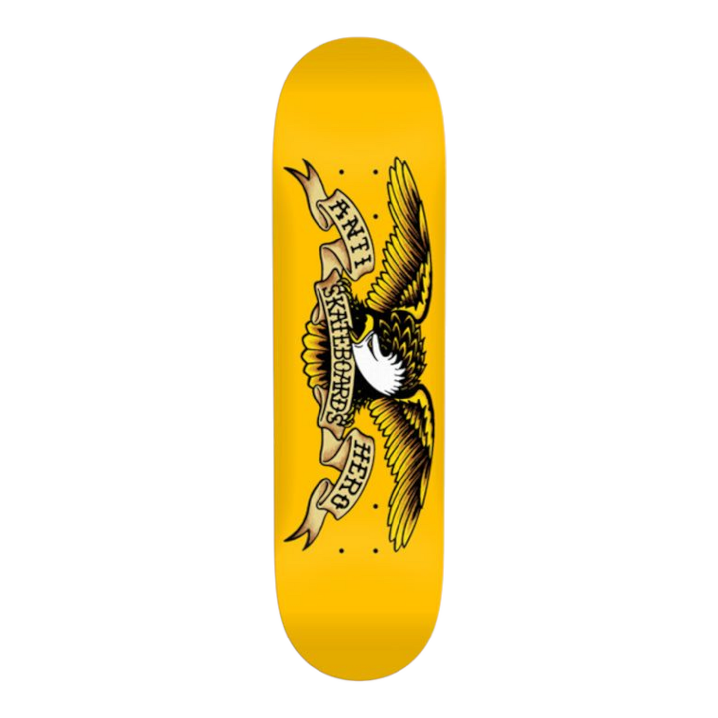 ANTI HERO DBX EAGLE DECK YELLOW 8.25