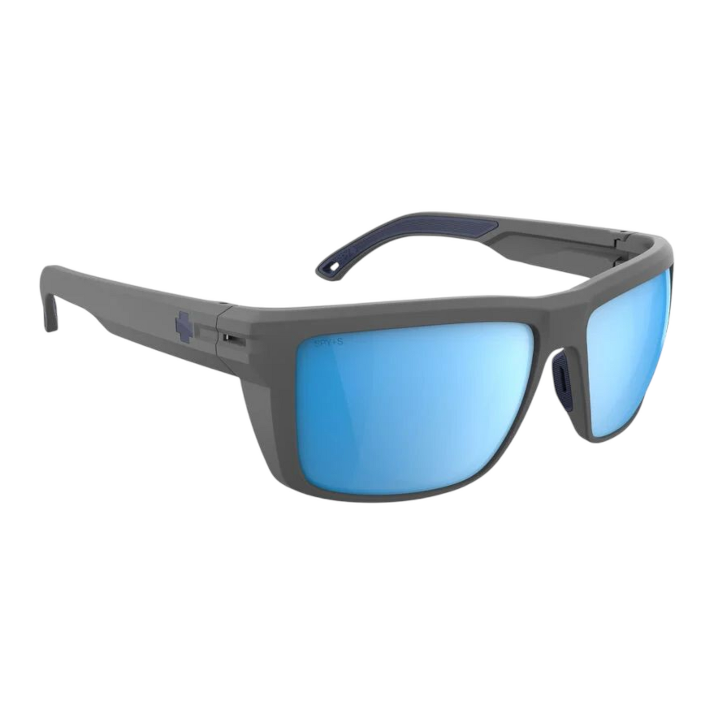 SPY OVERHAUL XL MATTE GREY HAPPY BOOST POLAR ICE BLUE MIRROR