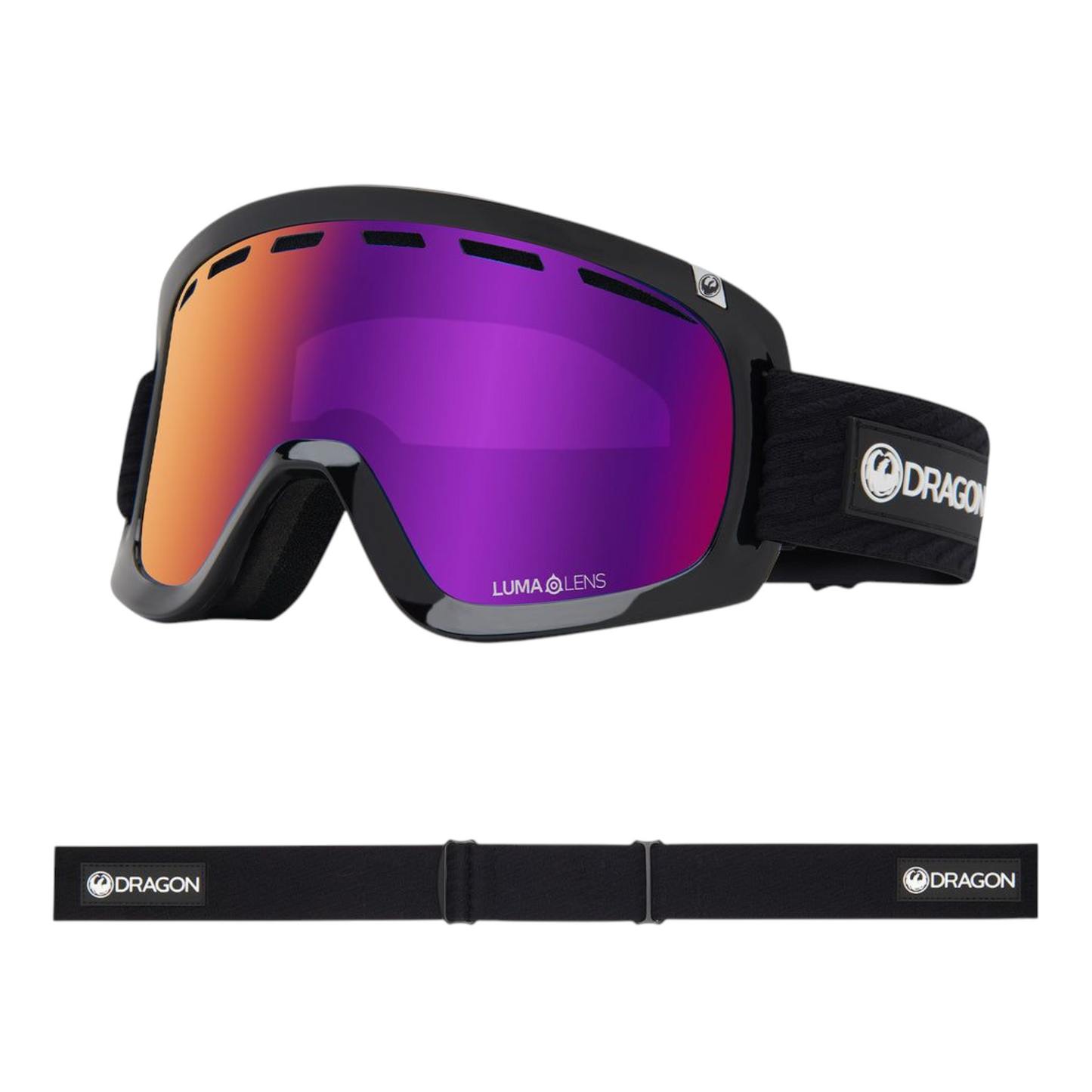 DRAGON D1 OTG ICON PURPLE GOGGLES LUMALENS PURPLE ION/ LUMALENS AMBER