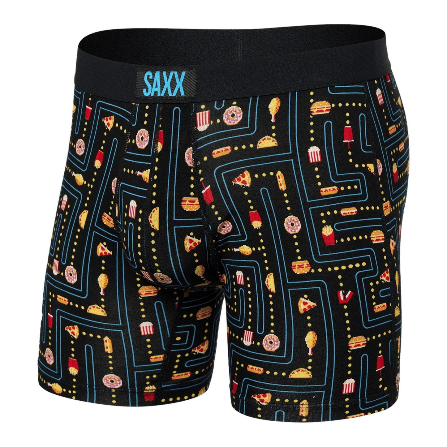 SAXX VIBE SUPER SOFT BOXER BRIEF JUNK MAN BLACK