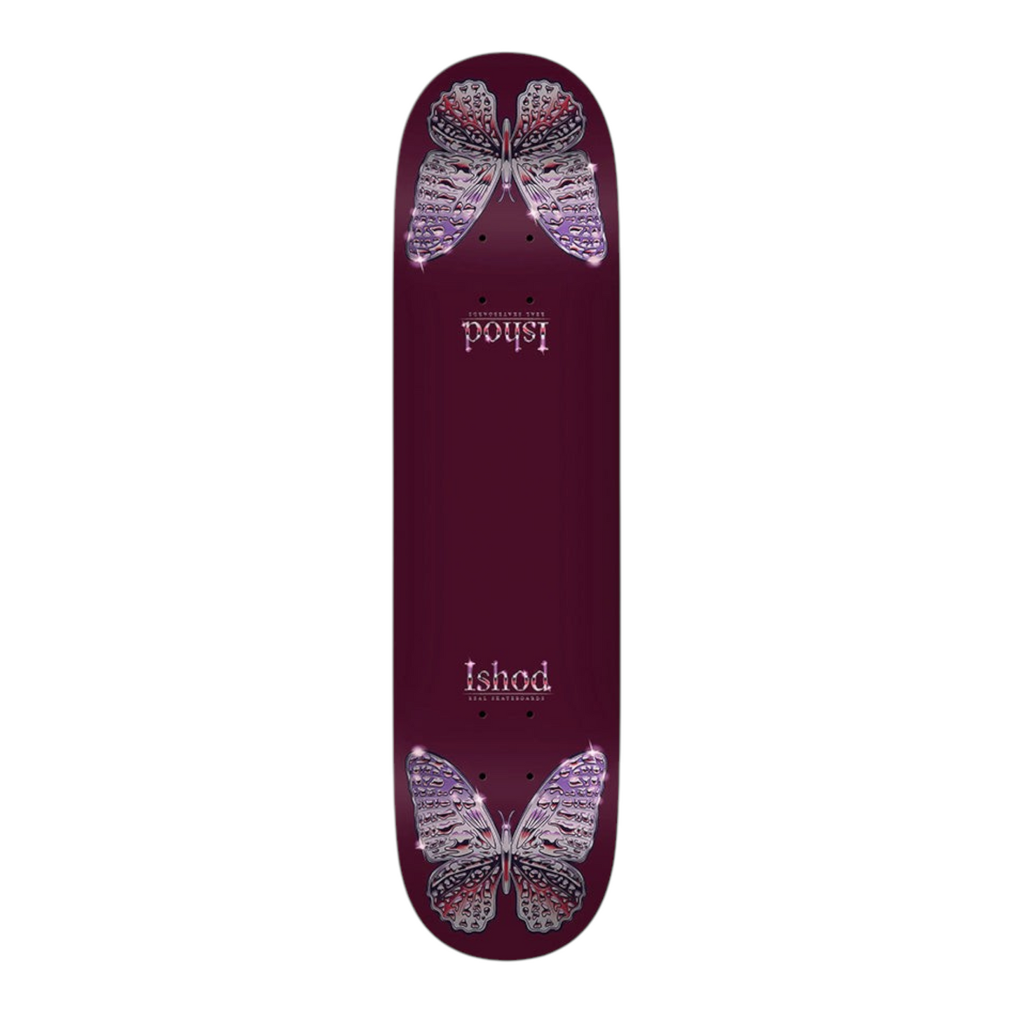 REAL ISHOD MARIPOSA CHROME REDUX TWIN TAIL DECK 8.0