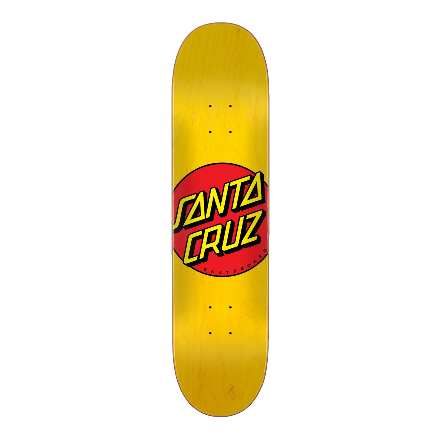 SANTA CRUZ CLASSIC DOT YELLOW DECK 7.75
