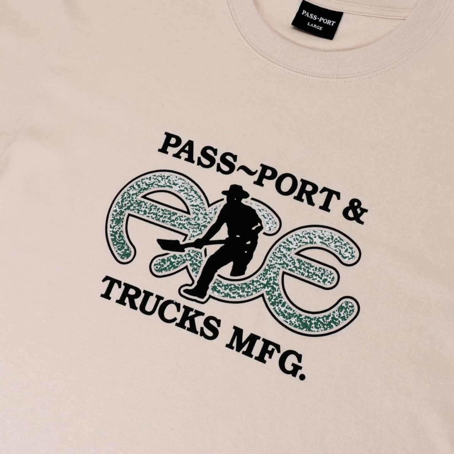 PASSPORT X ACE HAMMERSTONE TEE NATURAL