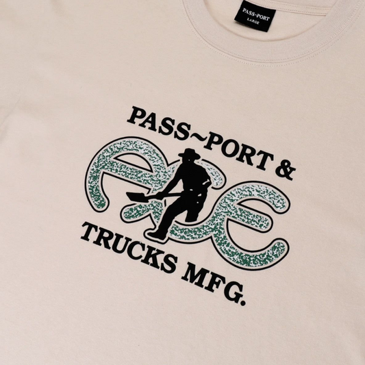 PASSPORT X ACE HAMMERSTONE TEE NATURAL