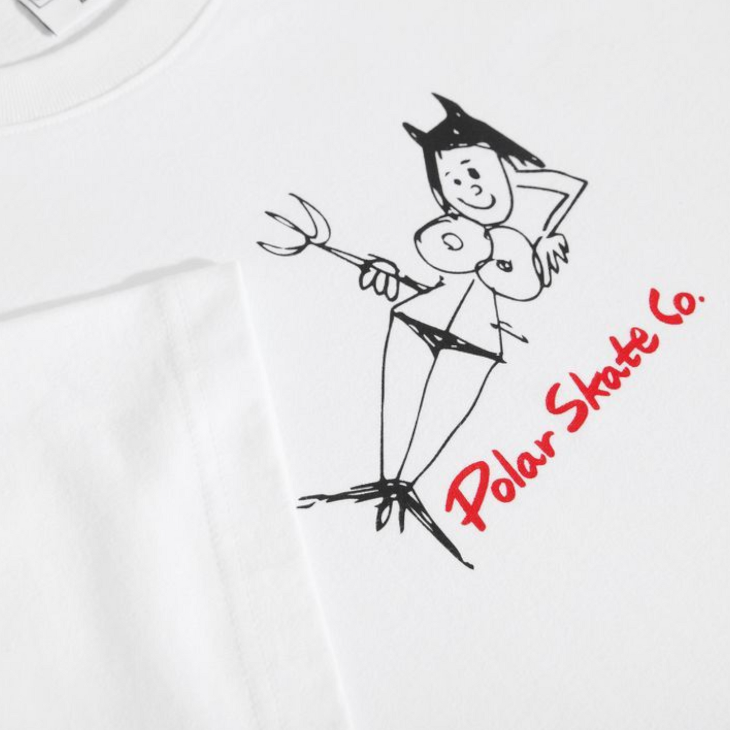 POLAR DEVIL WOMAN TEE WHITE