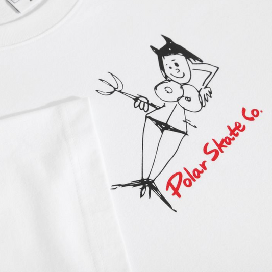 POLAR DEVIL WOMAN TEE WHITE