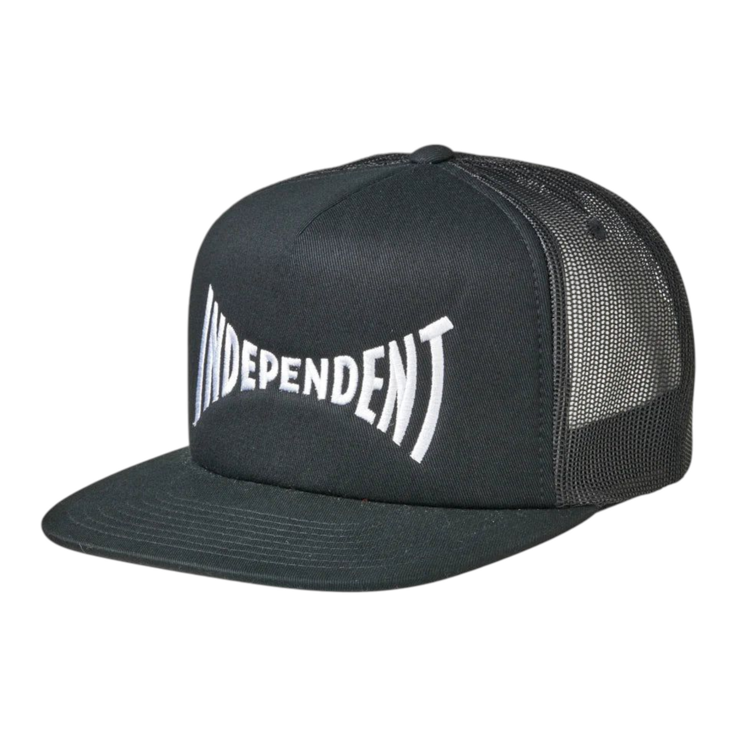 INDEPENDENT MESH TRUCKER HAT BLACK