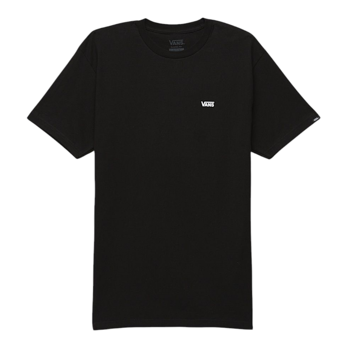 VANS LEFT CHEST LOGO TEE BLACK