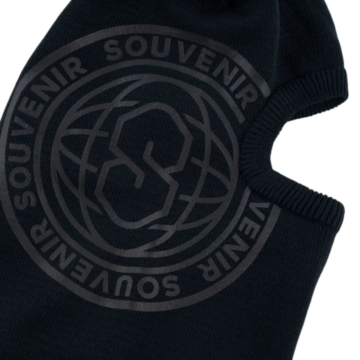 SOUVENIR PRINTED BURGLAR MASK BLACK