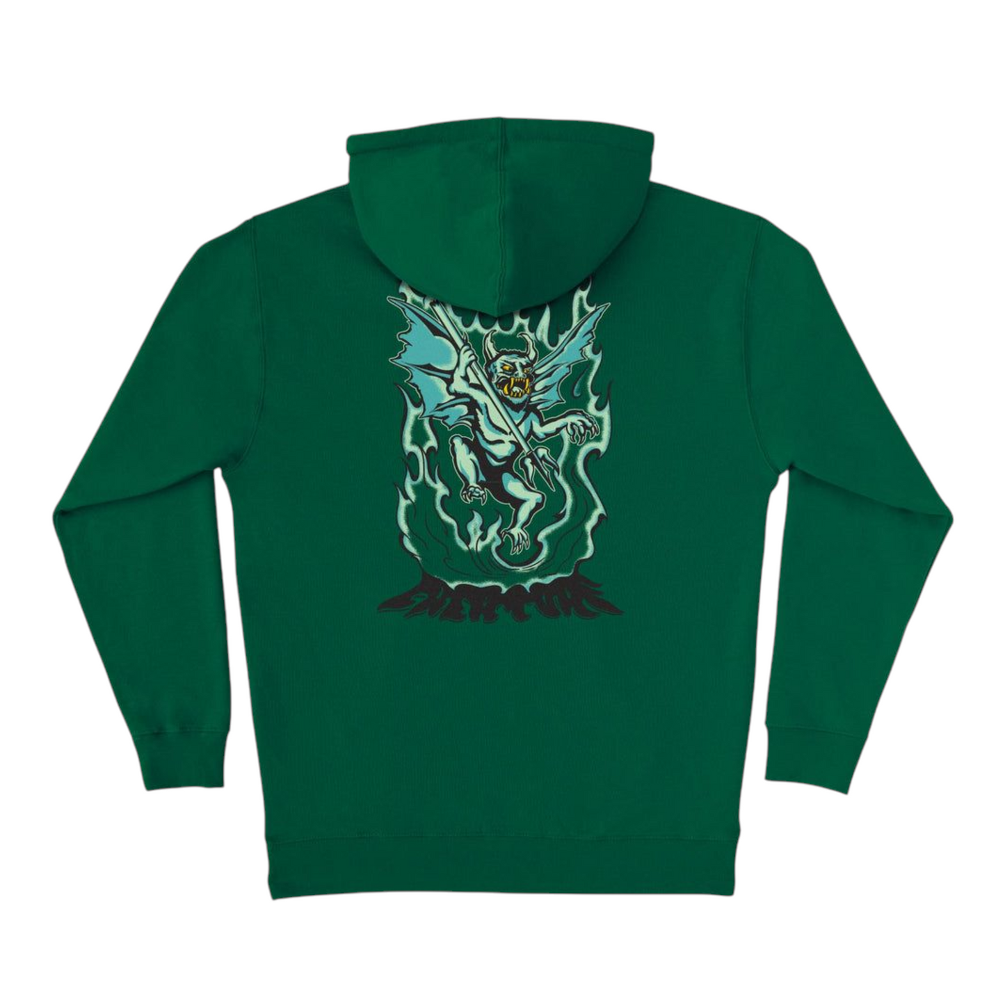 CREATURE GHOUL HOODIE DARK GREEN