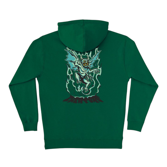 CREATURE GHOUL HOODIE DARK GREEN