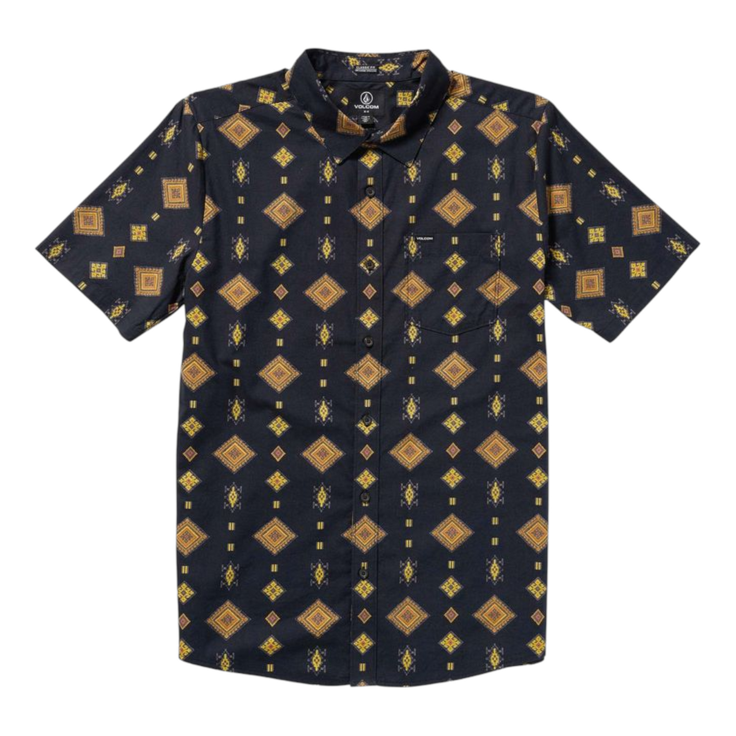 VOLCOM DESERT DOBBY SHORT SLEEVE BLACK