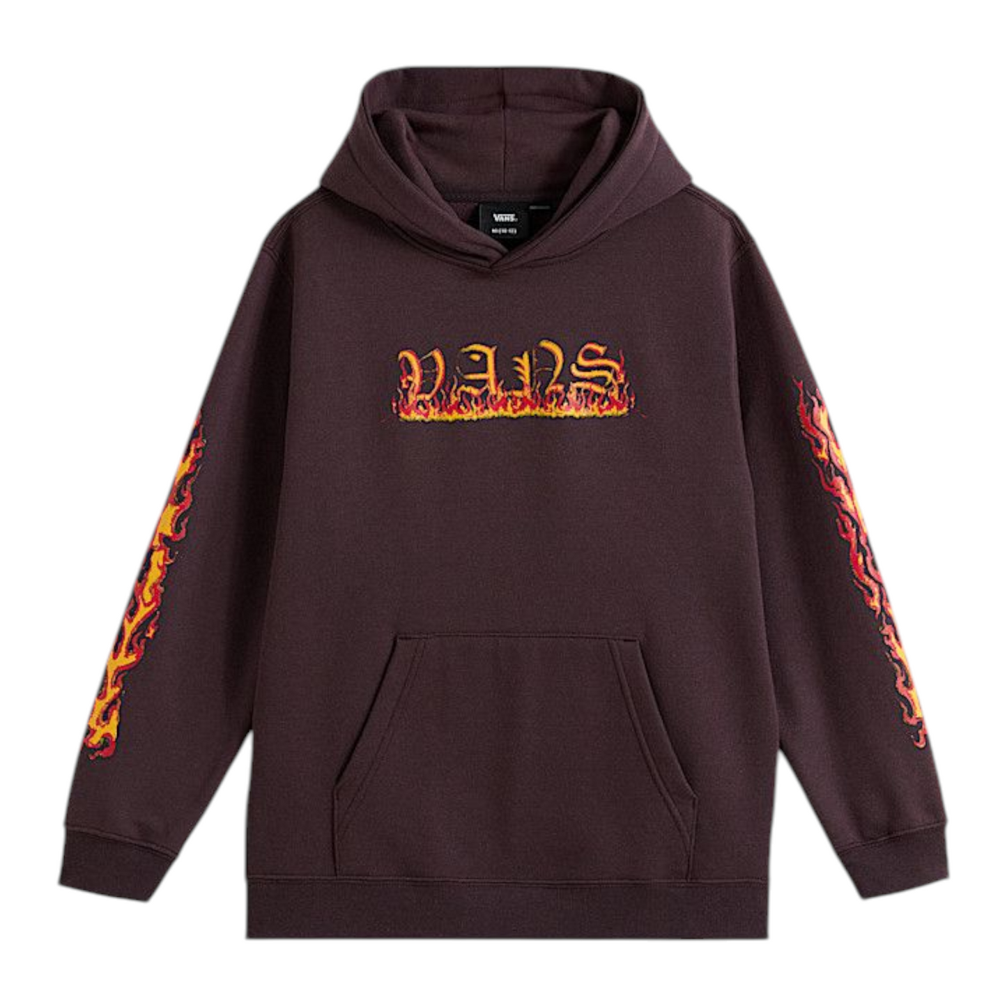 VANS KIDS INFERNO PULLOVER HOODIE DARK PORT RED