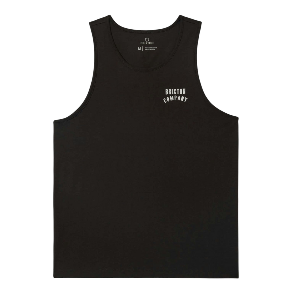 BRIXTON WOODBURN TANK TOP BLACK/ WHITE