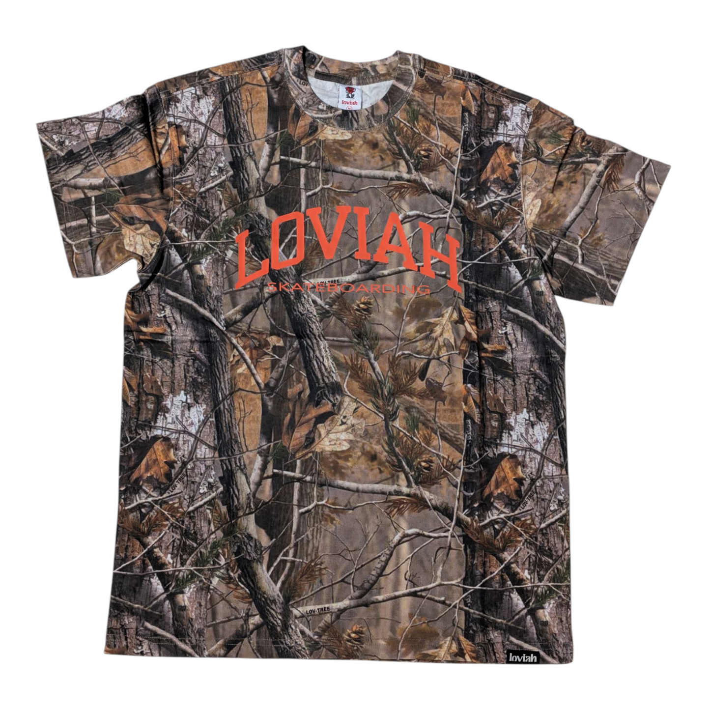 LOVIAH UNIVERSITY TEE REAL TREE CAMO