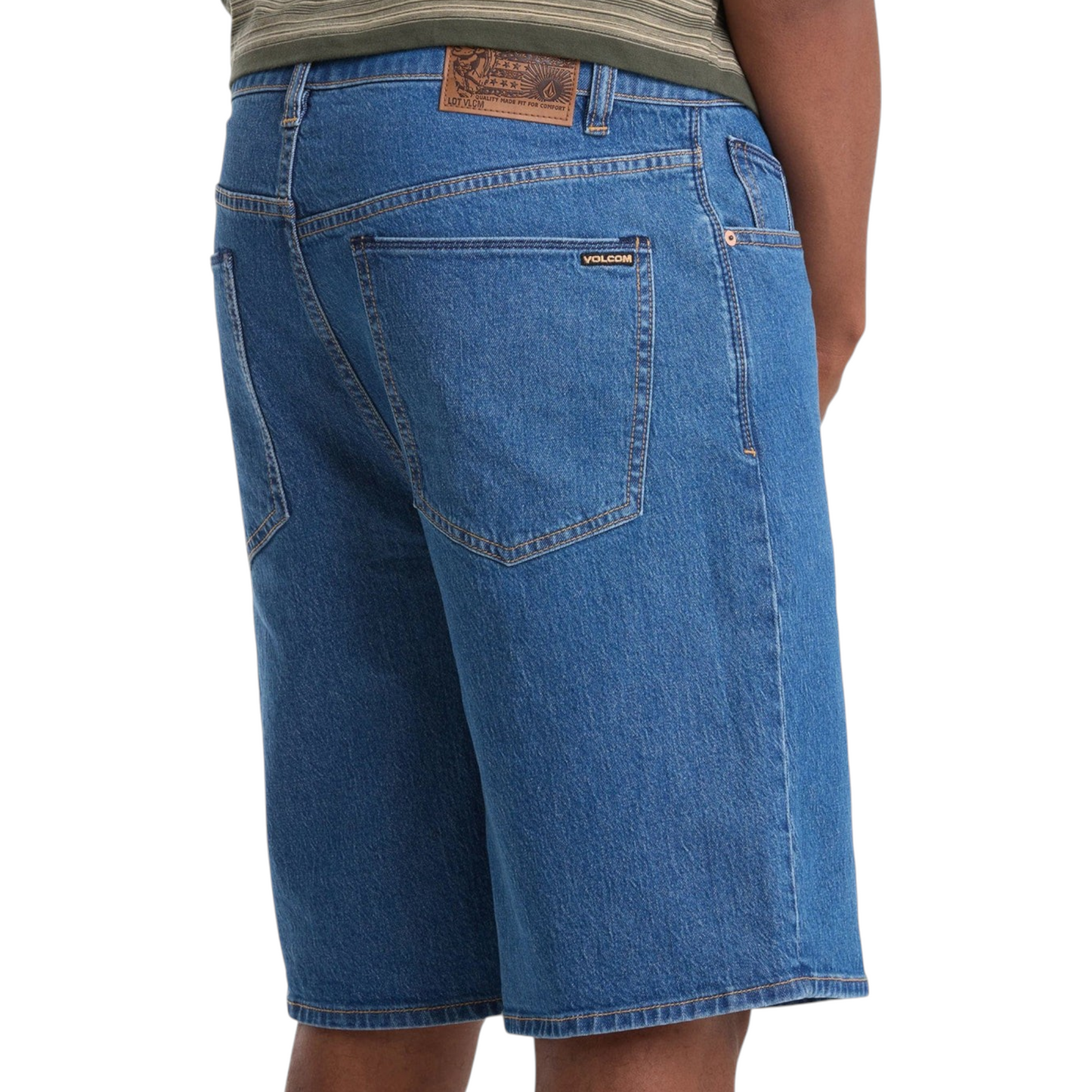 VOLCOM BILLOW DENIM SHORT 22" BOLD BLUE