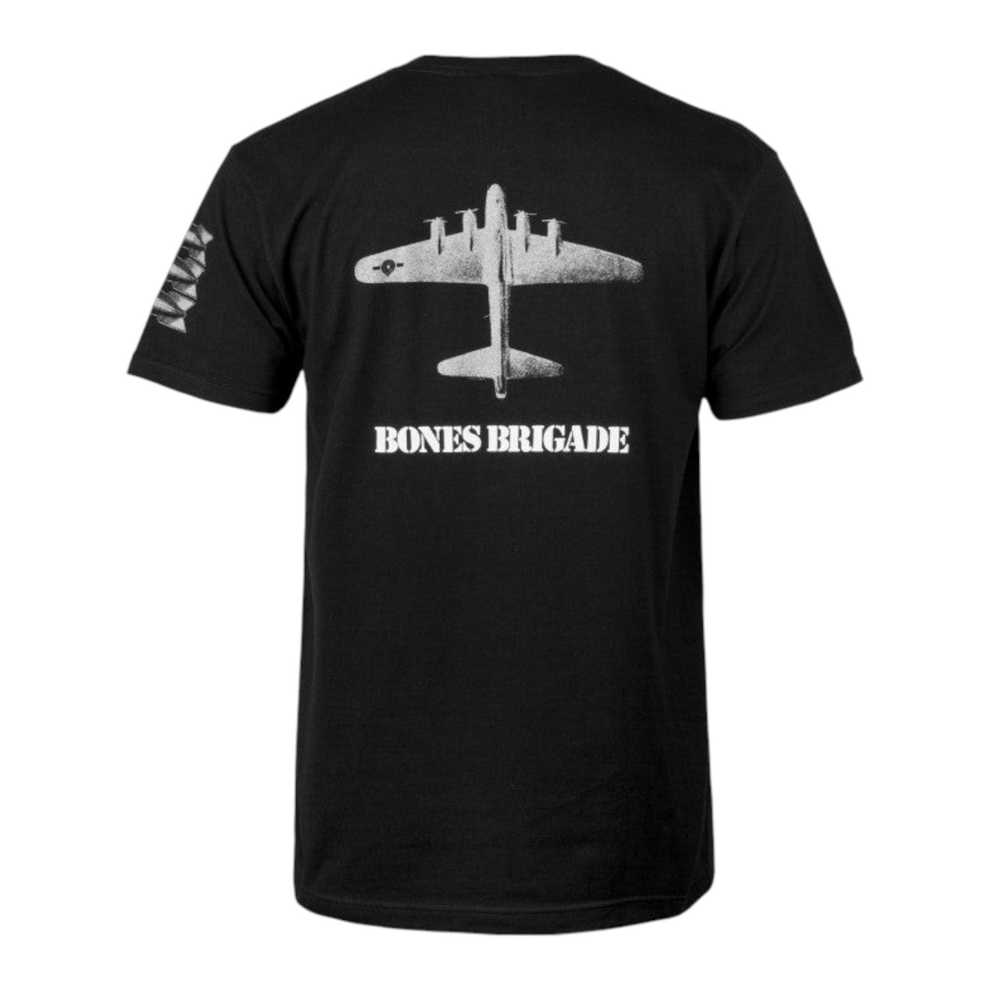 POWELL PERALTA BONES BRIGADE OG BOMBER TEE BLACK