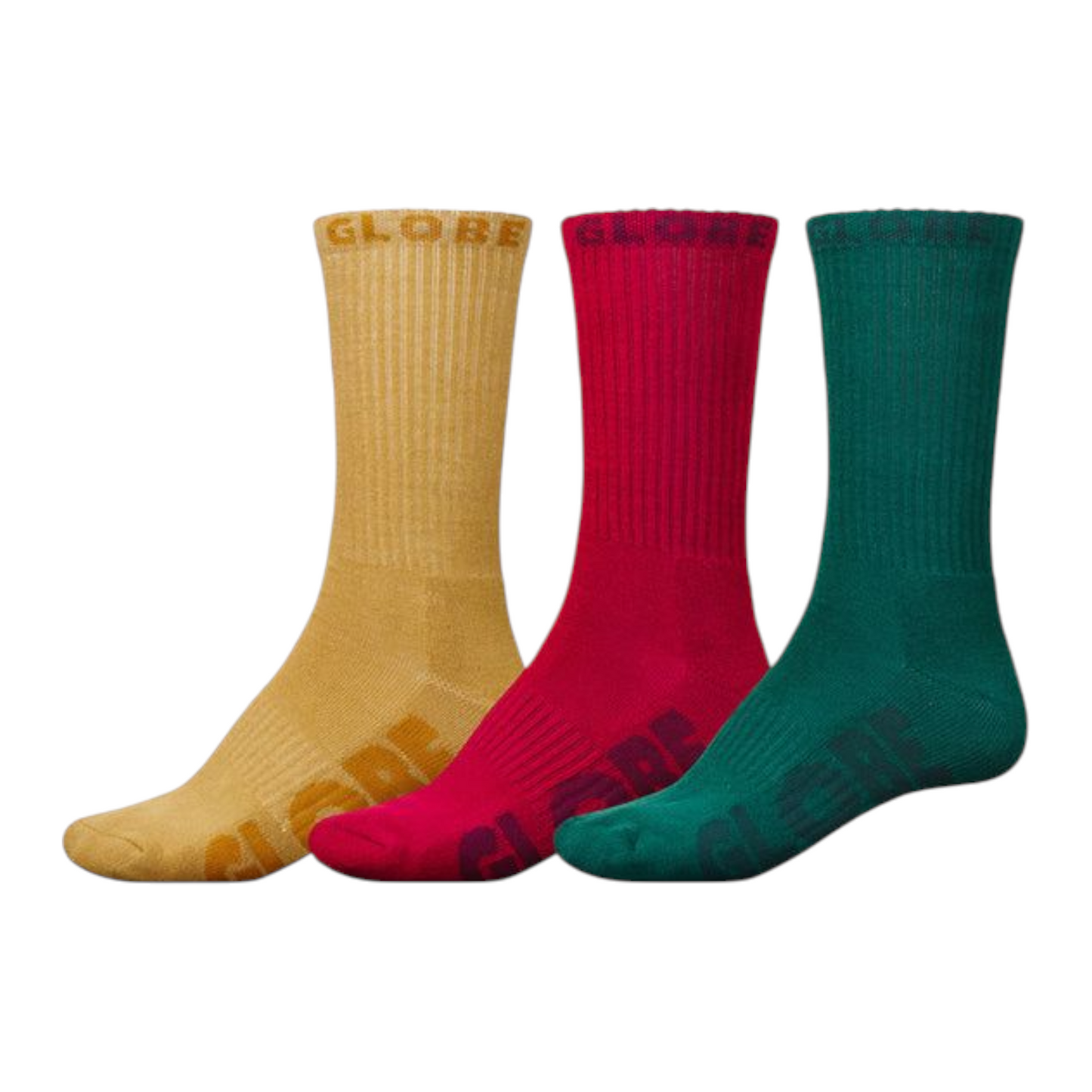 PAQUET DE 3 CHAUSSETTES GLOBE SUSTAIN CREW