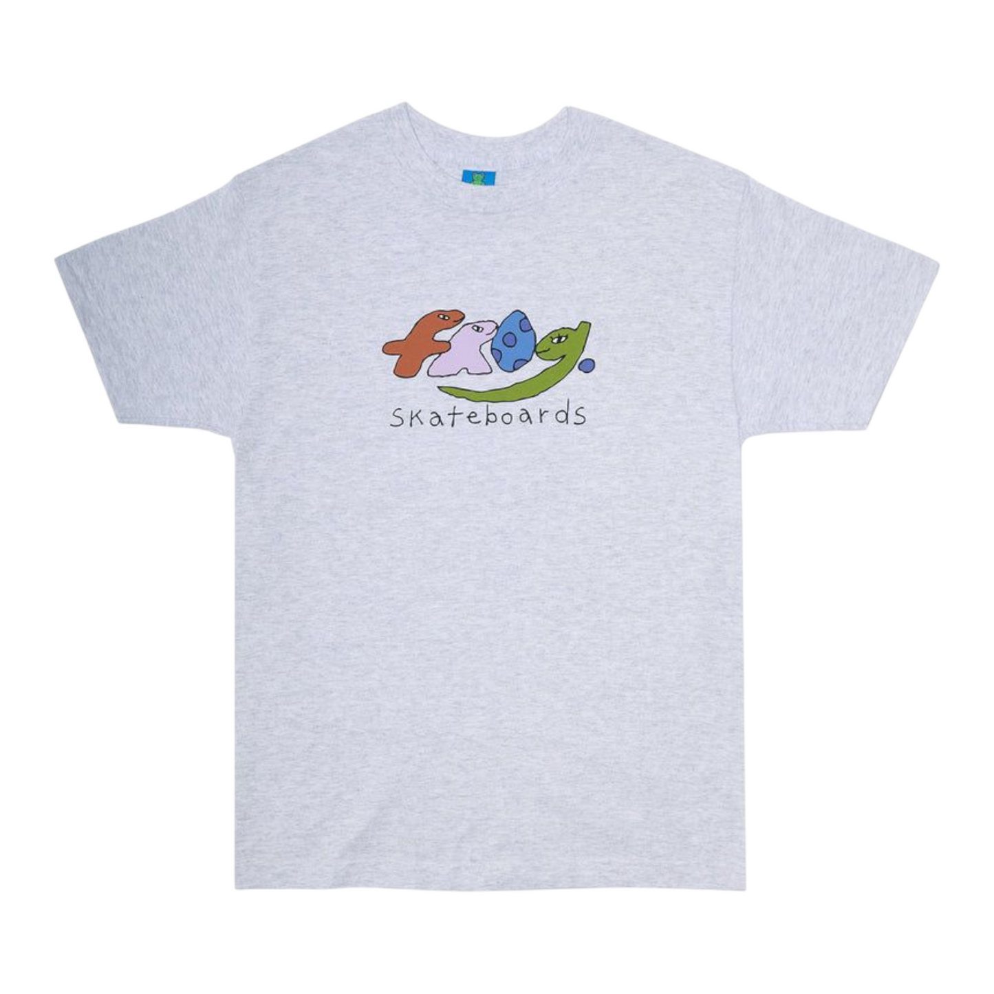 FROG DINO LOGO TEE ASH