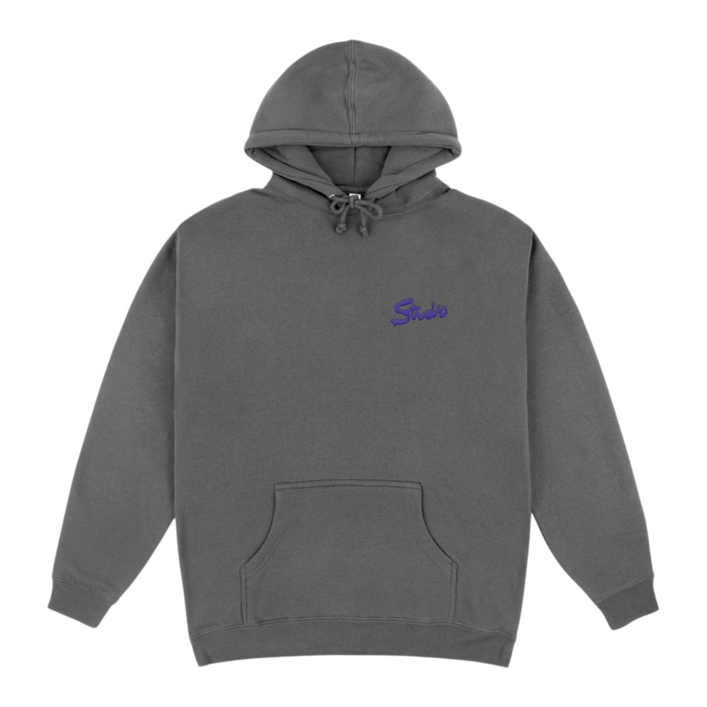 STUDIO ORGANIC PLUS HOODIE CHARCOAL