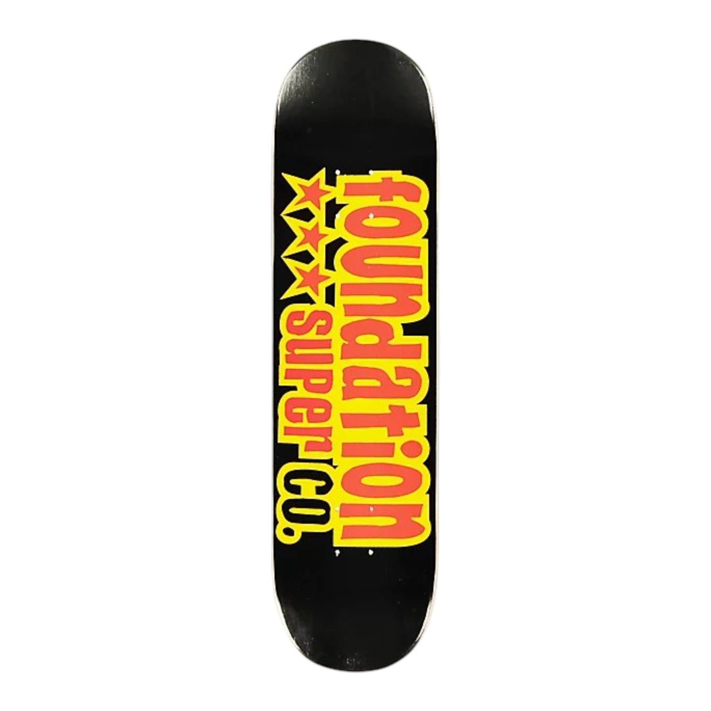 FOUNDATION 3 STAR BLACK DECK 8.13