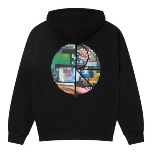 POLAR DAVE HOODIE OURSELVES COLLAGE BLACK