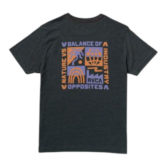 RVCA NATE HARBOR SHORT SLEEVE BLACK